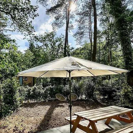 Boshuis Buiten - Houten Huis In Veluwse Bos Met Haard & Buitenbad Holiday home Nunspeet