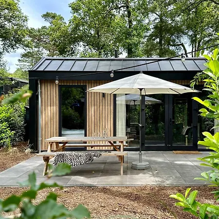 Boshuis Buiten - Houten Huis In Veluwse Bos Met Haard & Buitenbad Holiday home Nunspeet
