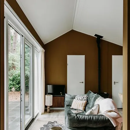 Boshuis Buiten - Houten Huis In Veluwse Bos Met Haard & Buitenbad Holiday home