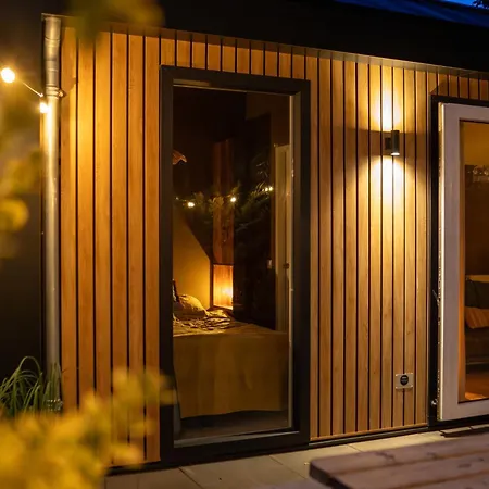 Boshuis Buiten - Houten Huis In Veluwse Bos Met Haard & Buitenbad Holiday home Nunspeet